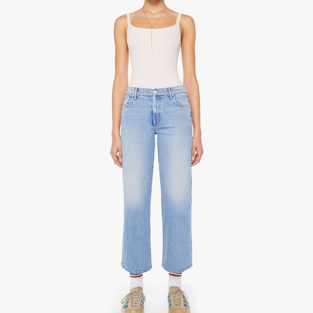 Mother Mid Rise Maven Ankle in Magic Schoolbus size 25